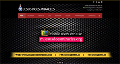 Desktop Screenshot of jesusdoesmiracles.org